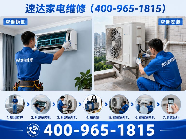 丽水空调拆装展示图
